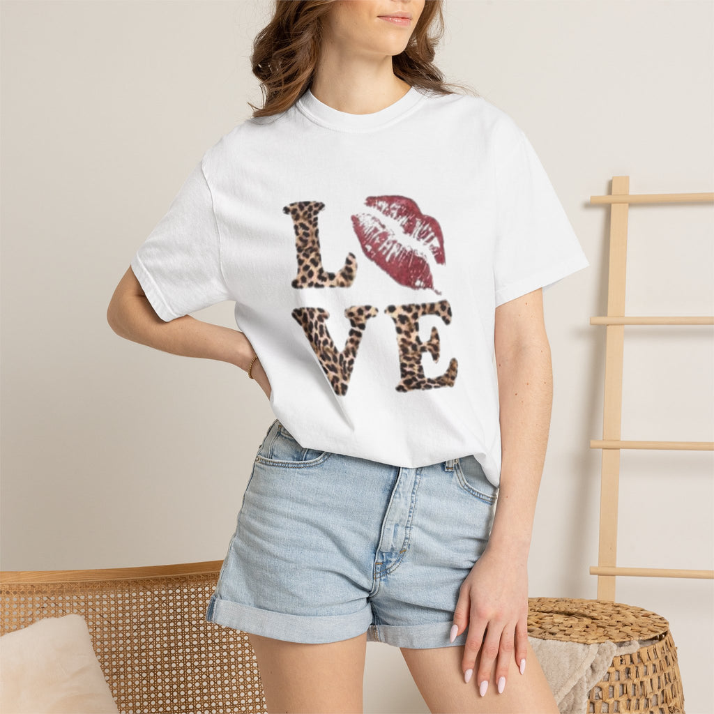 LOVE Leopard Kiss T-Shirt