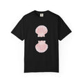 Seashell Mirror Graphic T-Shirt — Pink Shell Beach Tee