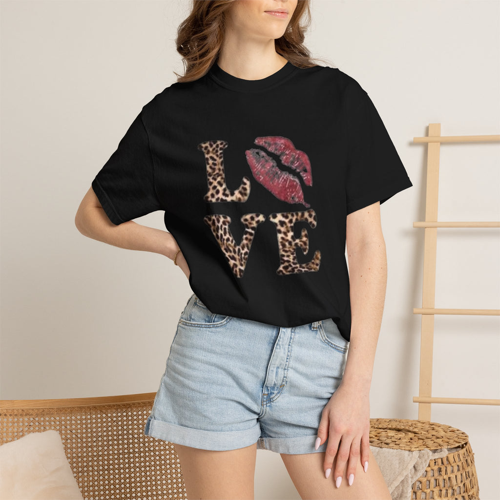 LOVE Leopard Kiss T-Shirt